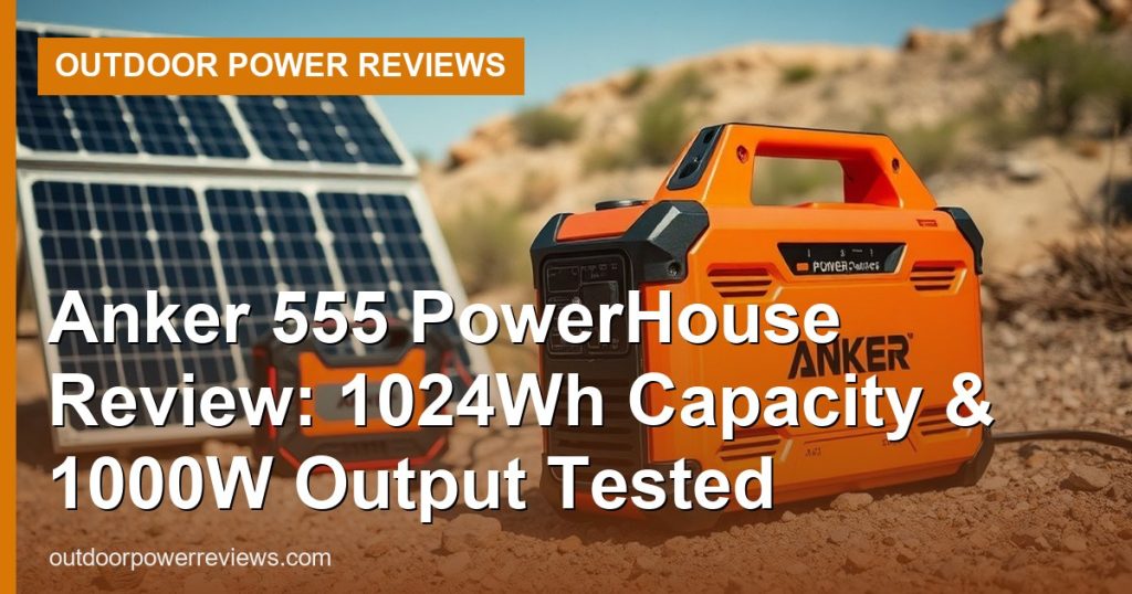 Anker 555 PowerHouse Review: 1024Wh Capacity & 1000W Output Tested - Outdoor Power Reviews
