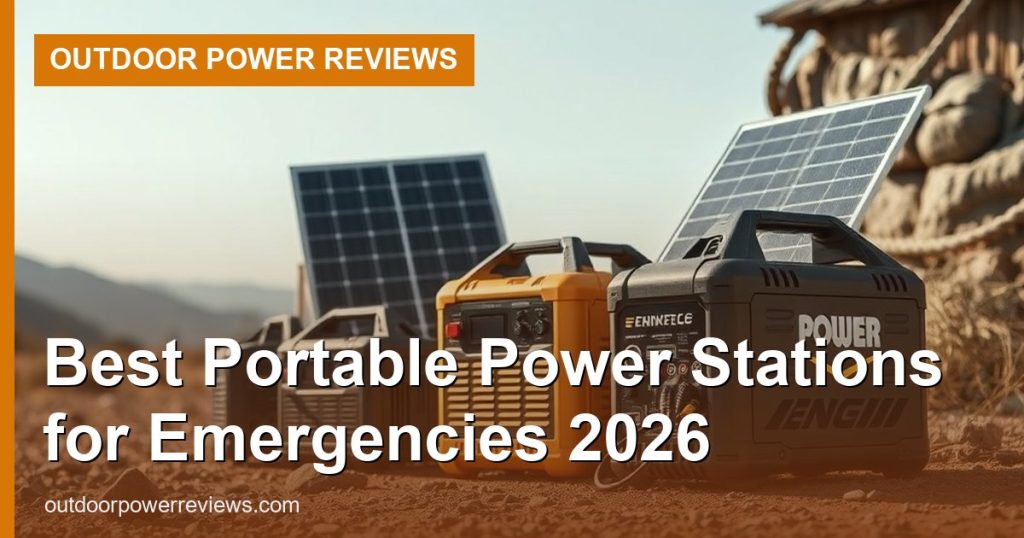 Best Portable Power Stations for Emergencies 2026 - Outdoor Power Reviews
