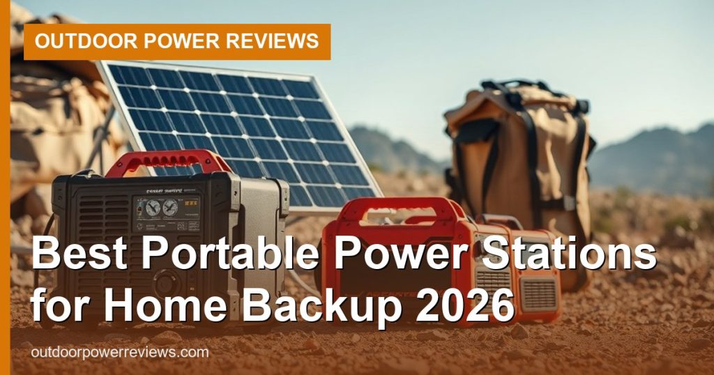 Best Portable Power Stations for Home Backup 2026 - Outdoor Power Reviews