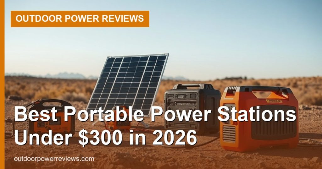 Best Portable Power Stations Under $300 in 2026 - Outdoor Power Reviews