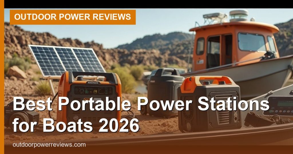 Best Portable Power Stations for Boats 2026 - Outdoor Power Reviews