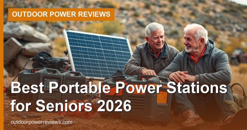 Best Portable Power Stations for Seniors 2026 - Outdoor Power Reviews