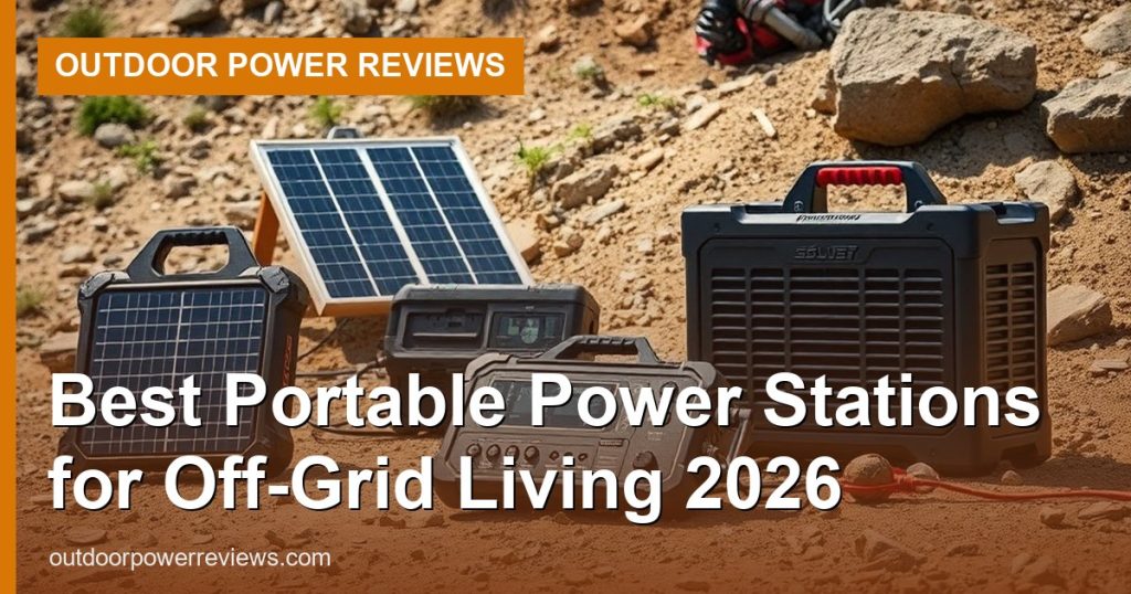 Best Portable Power Stations for Off-Grid Living 2026 - Outdoor Power Reviews