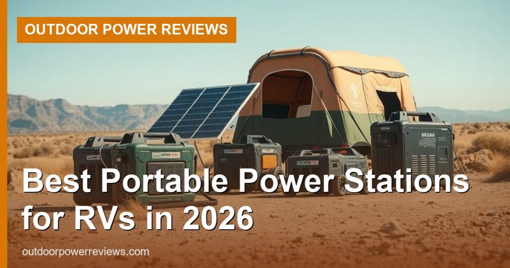 Best Portable Power Stations for RVs in 2026 - Outdoor Power Reviews