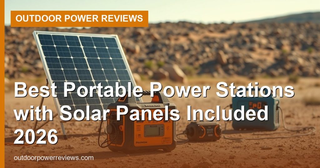 Best Portable Power Stations with Solar Panels Included 2026 - Outdoor Power Reviews