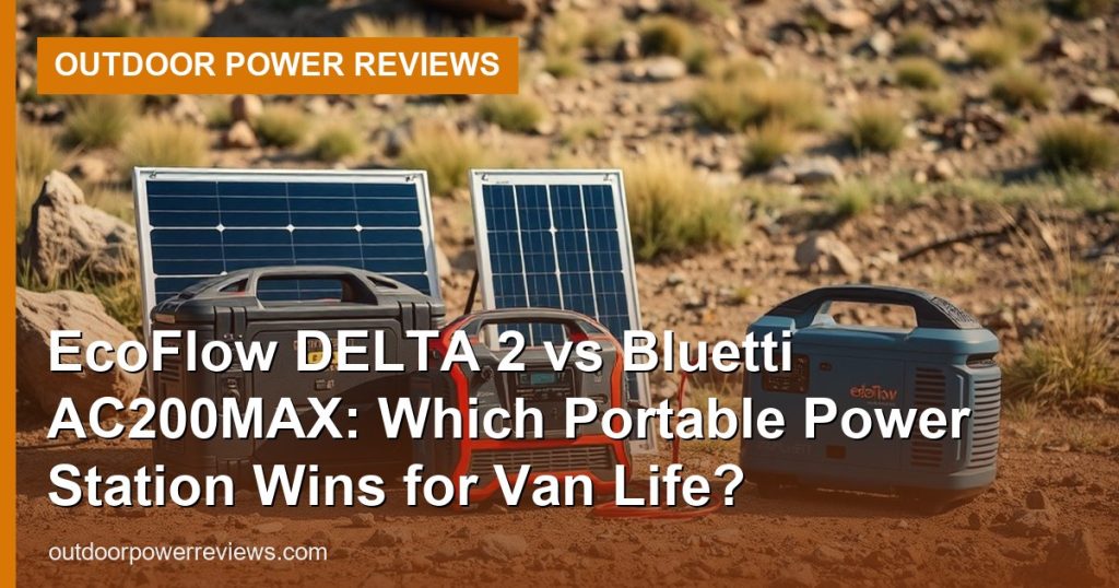 EcoFlow DELTA 2 vs Bluetti AC200MAX: Which Portable Power Station Wins for Van Life? - Outdoor Power Reviews