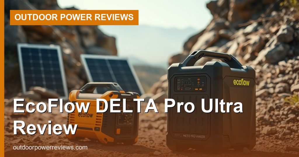 EcoFlow DELTA Pro Ultra Review - Outdoor Power Reviews