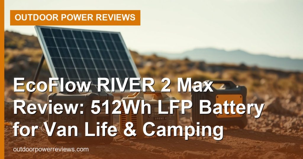 EcoFlow RIVER 2 Max Review: 512Wh LFP Battery for Van Life & Camping - Outdoor Power Reviews