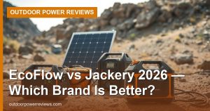 EcoFlow vs Jackery 2026 — Which Brand Is Better?