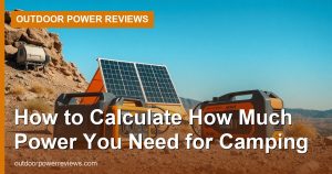 How to Calculate How Much Power You Need for Camping