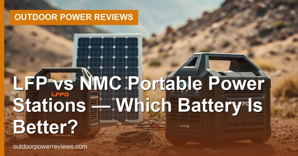 LFP vs NMC Portable Power Stations — Which Battery Is Better? - Outdoor Power Reviews
