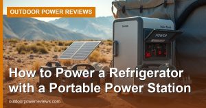 How to Power a Refrigerator with a Portable Power Station
